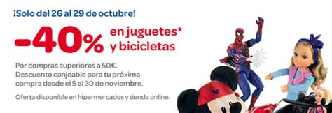 Descuentos del 40% en juguetes y bicicletas en Carrefour ...