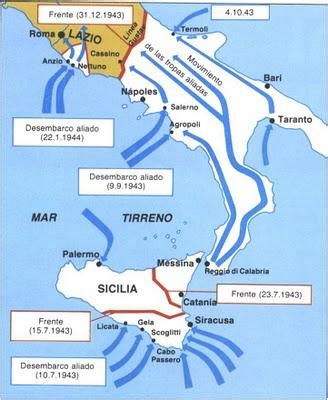 Desembarco Aliado en Italia y división del País   Paperblog