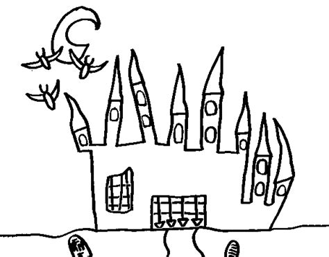 Desenho de Castelo do Terror para Colorir   Colorir.com