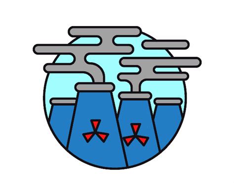 Desenho de Energia nuclear pintado e colorido por Usuário ...