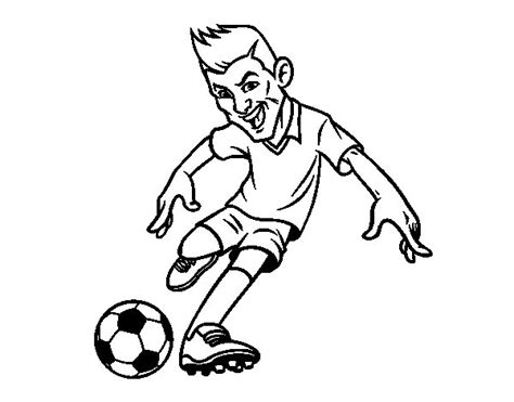 Desenho de Futebol frente para Colorir Colorir.com