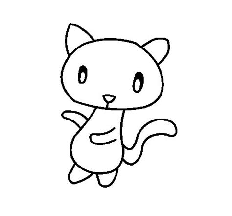 Desenho de O Gato para Colorir   Colorir.com