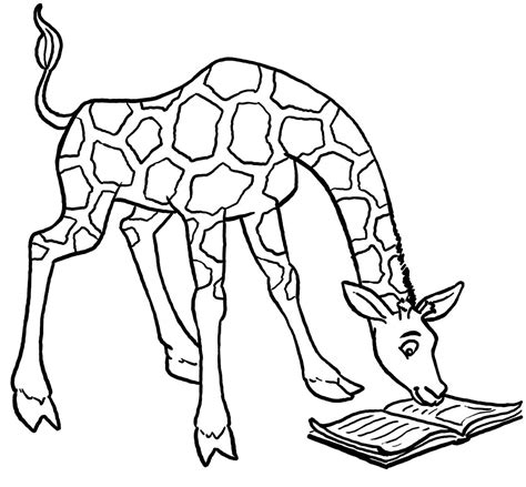 Desenhos de Girafas Para Imprimir e Colorir   Animais Para ...