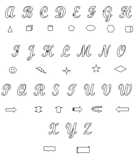 desenhos de letras bonitas do alfabeto   Google Search ...