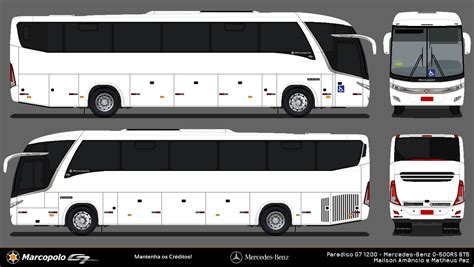 Desenhos de Ônibus em Branco