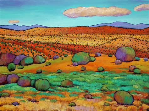 Desert Day Painting by Johnathan Harris