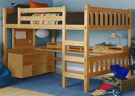 desk bunk bed combo | FULL size loft bed w/desk underneath ...