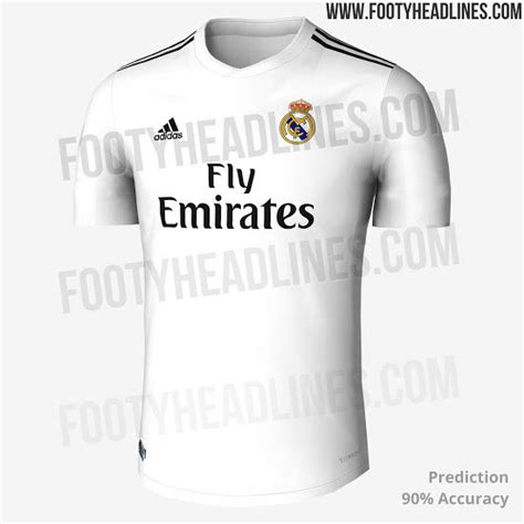Desvelan las nuevas camisetas del Real Madrid 2018 2019