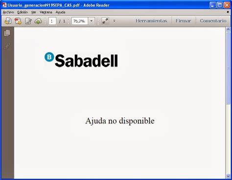Desventuras del Sufrido Usuario: Banco Sabadell   ¡tecnología!