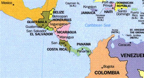 Detailed Maps of Central America