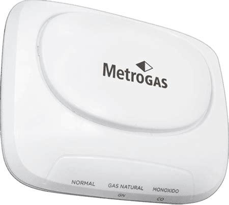 Detector de gas y monoxido de carbono MetroGAS