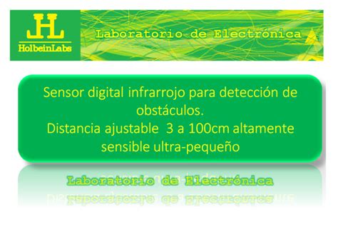 Detector De Objetos A Distancia Ajustable De 3 A 100 Cm ...