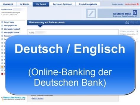 Deutsche Bank Online Banking   online banking deutsche bank
