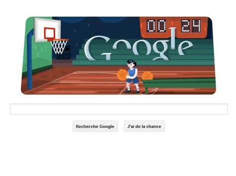 Devenez champion de basket avec le doodle Google du jour ...