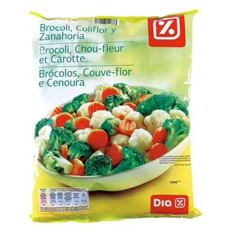 DIA brócoli, coliflor, zanahoria bolsa 1 kg | MEZCLAS ...