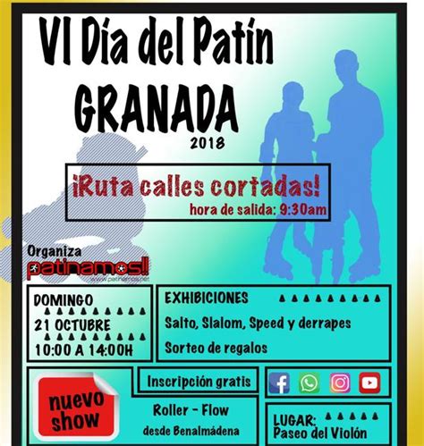 Día del patín en Granada: así será la fiesta y los cortes ...
