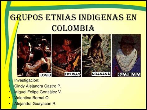 Diapositivas indigenas en colombia  1