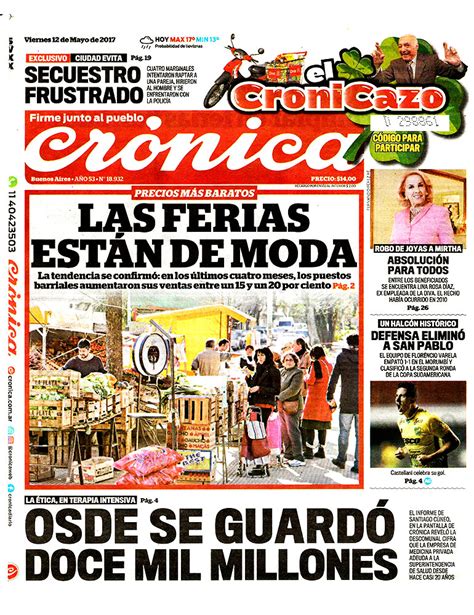 Diario Cronica del 12/05/2017 | Nexofin