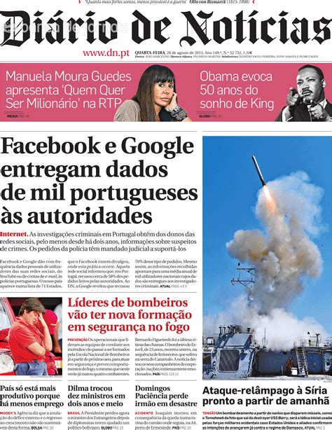 Diário de Notícias  28 ago 2013    Jornais e Revistas ...