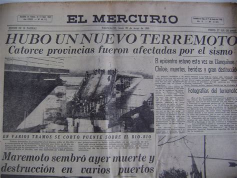 Diario El Mercurio De Valparaiso , 23 Mayo 1960   5 ...