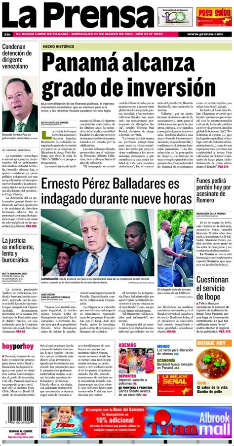 Diario La Prensa Panama Related Keywords   Diario La ...