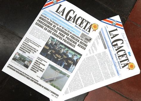 Diario Oficial La Gaceta – Diario Digital Nuestro País