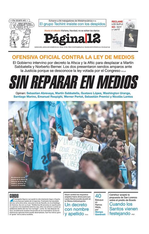 Diarios | página 12, tiempo argentino, buenos aires herald ...