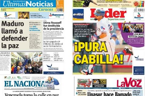 Diarios venezolanos dan más importancia a otros deportes ...