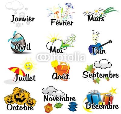 Días, meses y estaciones del año en francés