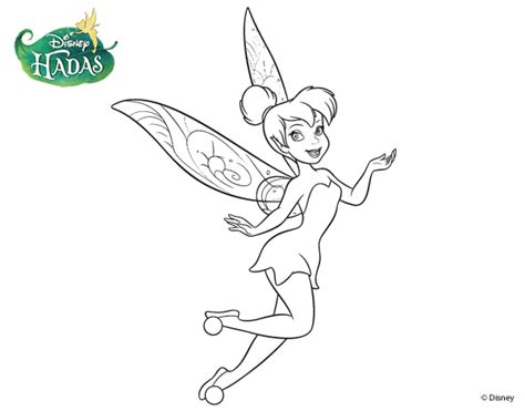 Dibuix de Fades Disney Campaneta per Pintar on line