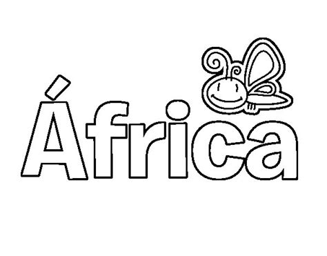 Dibujo de África para Colorear   Dibujos.net