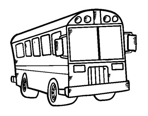 Dibujo de Autobús del colegio para Colorear   Dibujos.net