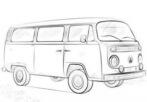 Dibujo de Autobús VW para colorear | Dibujos para colorear ...