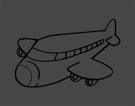 Dibujo de Avión boeing pintado por en Dibujos.net el día ...