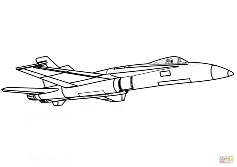 Dibujo de Avión de caza para colorear | Dibujos para ...