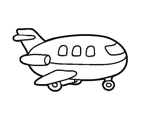 Dibujo de Avión de madera para Colorear   Dibujos.net