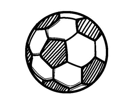 Dibujo de Balón de fútbol para Colorear Dibujos.net