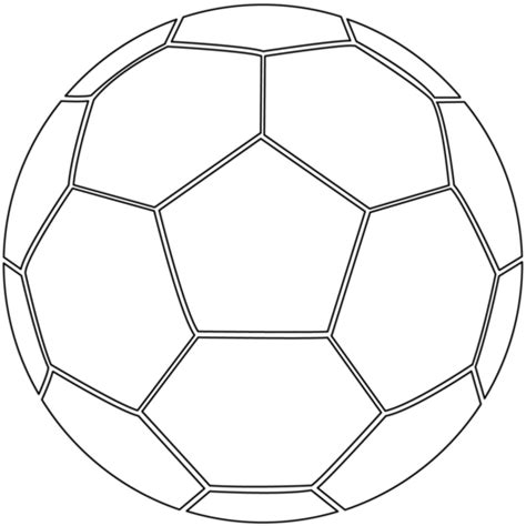 Dibujo de Balón de Fútbol para colorear | Dibujos para ...