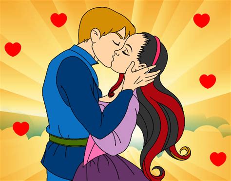 Dibujo de Beso de amor pintado por Sinaiv en Dibujos.net ...