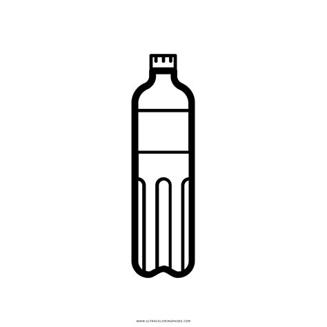 Dibujo De Botella De Plástico De Reciclaje Para Colorear ...