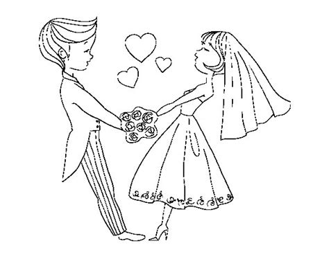 Dibujo de Casados y enamorados para Colorear   Dibujos.net