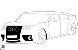 Dibujo de Coche Audi para colorear | Dibujos para colorear ...