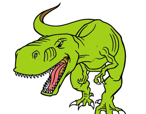 Dibujo de Dinosaurio enfadado pintado por en Dibujos.net ...