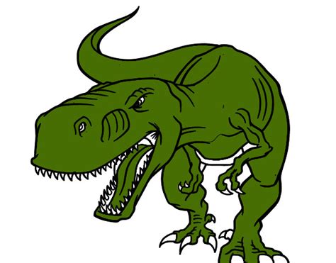 Dibujo de Dinosaurio enfadado pintado por Williansva en ...