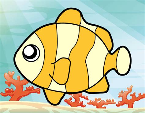 Dibujo de el pez marino pintado por Tuchon en Dibujos.net ...