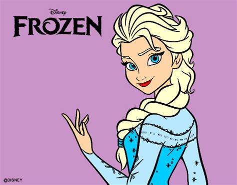 Dibujo de Elsa de Frozen pintado por Lulitfm en Dibujos ...