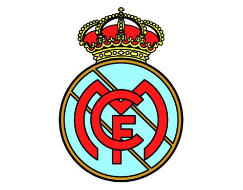 Dibujo de Escudo del Real Madrid C.F. pintado por en ...