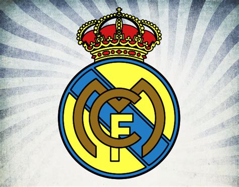 Dibujo de Escudo del Real Madrid C.F. pintado por en ...