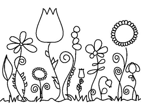 Dibujo de Flores del bosque para Colorear   Dibujos.net