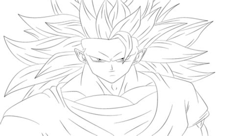 Dibujo de Goku de Bola de Dragón Z para colorear | Dibujos ...